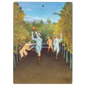 Henri Rousseau - De spelers van het Football Klembord (Achterkant)