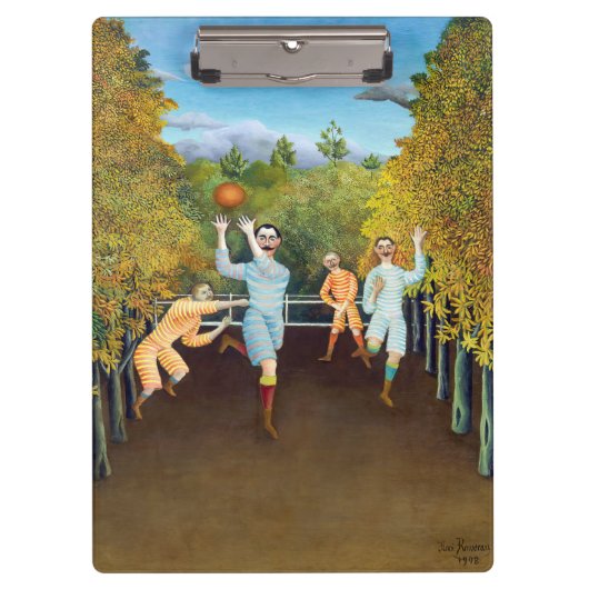 Henri Rousseau - De spelers van het Football Klembord (Voorkant)