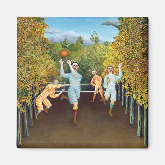 Henri Rousseau - De spelers van het Football Magneet (Voorkant)