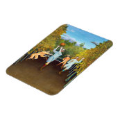 Henri Rousseau - De spelers van het Football Magneet (Linkerzijde)