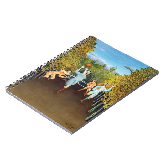 Henri Rousseau - De spelers van het Football Notitieboek (Linkerzijde)