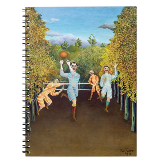 Henri Rousseau - De spelers van het Football Notitieboek (Voorkant)