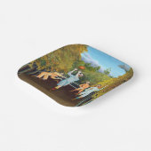 Henri Rousseau - De spelers van het Football Papieren Bordje (Gebogen)