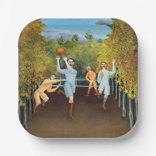 Henri Rousseau - De spelers van het Football Papieren Bordje