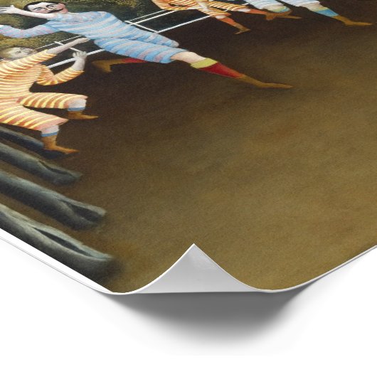 Henri Rousseau - De spelers van het Football Poster (Hoek)