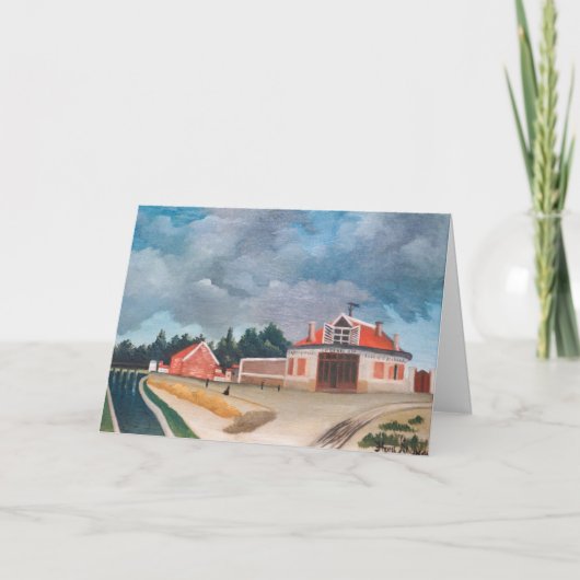 Henri Rousseau - de stoelenfabriek Kaart (Voorkant)