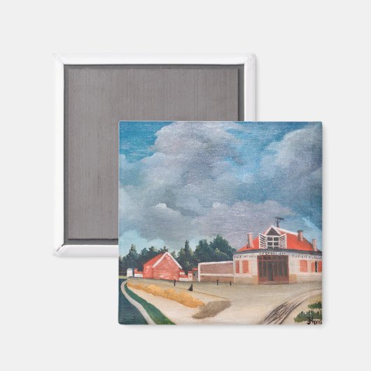 Henri Rousseau - de stoelenfabriek Magneet (Voorkant / Achterkant)