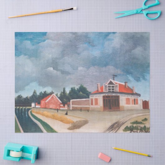 Henri Rousseau - de stoelenfabriek Tissuepapier (Craft)