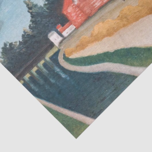 Henri Rousseau - de stoelenfabriek Tissuepapier (Detail)