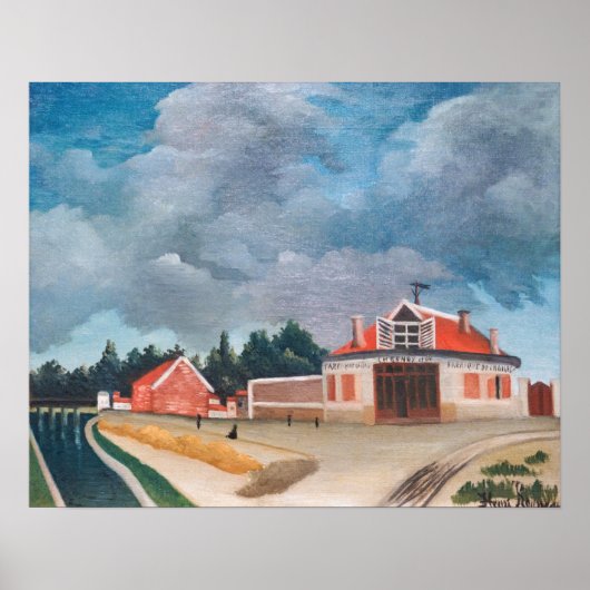 Henri Rousseau - De Stoelfabriek Poster (Voorkant)