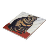 Henri Rousseau - De Tiger Cat ( Le Chat Tigre ) Tegeltje (Zijkant)