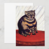 Henri Rousseau - De Tijgerkat Bedankkaart (Voorkant / Achterkant)