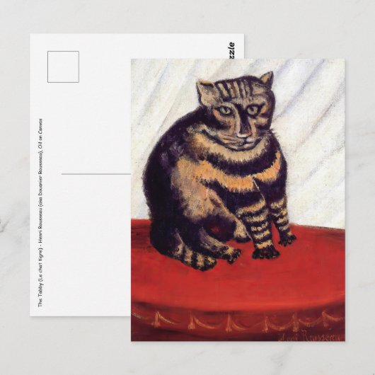 Henri Rousseau - De Tijgerkat Briefkaart (Voorkant / Achterkant)