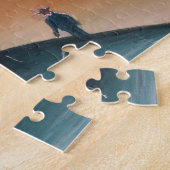 Henri Rousseau - De Vissers en de Tweedekker Legpuzzel (Zijkant)