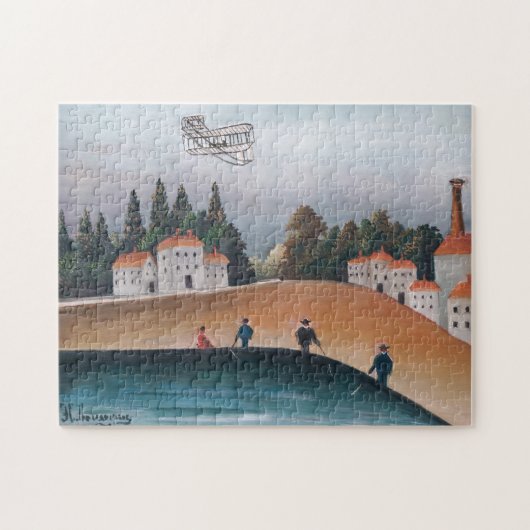 Henri Rousseau - De Vissers en de Tweedekker Legpuzzel (Horizontaal)