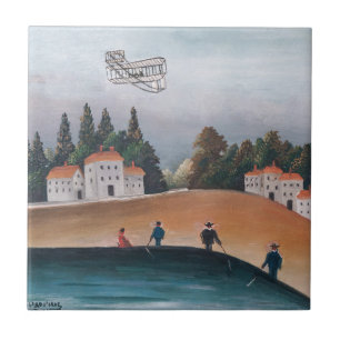 Henri Rousseau - De Vissers en de Tweedekker Tegeltje