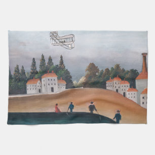 Henri Rousseau - De Vissers en de Tweedekker Theedoek