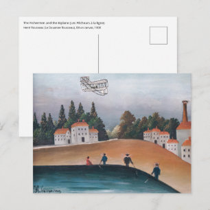 Henri Rousseau - De vissers en het vliegtuig Briefkaart