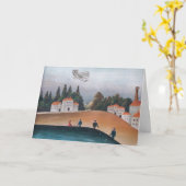 Henri Rousseau - De vissers en het vliegtuig Kaart (Gele Bloem)