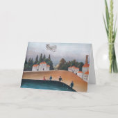 Henri Rousseau - De vissers en het vliegtuig Kaart (Voorkant)