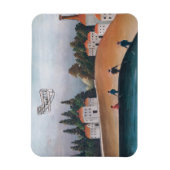 Henri Rousseau - De vissers en het vliegtuig Magneet (Verticaal)