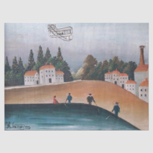 Henri Rousseau - De vissers en het vliegtuig Tissuepapier