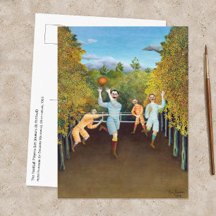 Henri Rousseau - De Voetballers Briefkaart