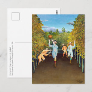 Henri Rousseau - De Voetballers Briefkaart