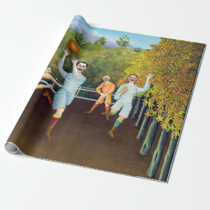 Henri Rousseau - De Voetballers Cadeaupapier