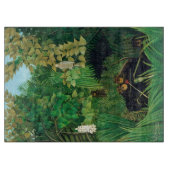 Henri Rousseau - De Vrolijke Gekscherers Snijplank (Voorkant)