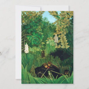 Henri Rousseau - De vrolijke grappenmakers Bedankkaart