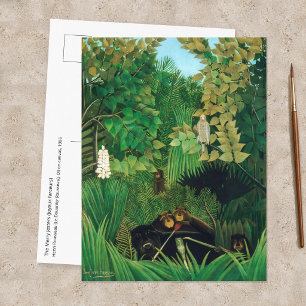 Henri Rousseau - De vrolijke grappenmakers Briefkaart