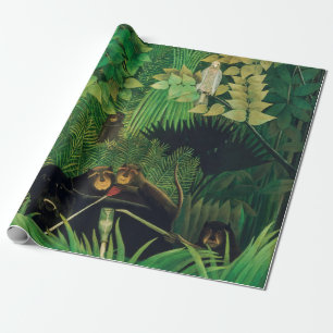 Henri Rousseau - De vrolijke grappenmakers Cadeaupapier
