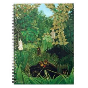 Henri Rousseau - De vrolijke grappenmakers Notitieboek
