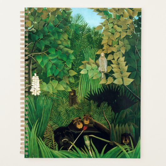 Henri Rousseau - De vrolijke grappenmakers Planner (Voorkant)