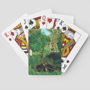 Henri Rousseau - De vrolijke grappenmakers Pokerkaarten