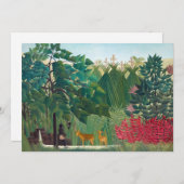 Henri Rousseau - De waterval Bedankkaart (Voorkant / Achterkant)