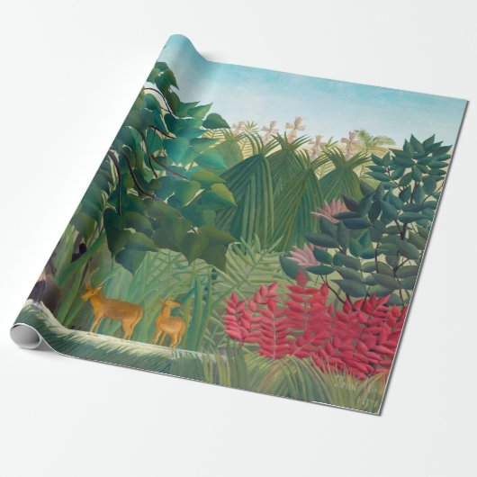 Henri Rousseau - De waterval Cadeaupapier (Uitgerold)