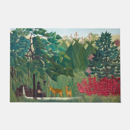 Henri Rousseau - De waterval Deurmat (Voorkant)