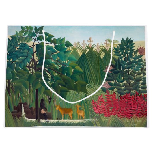 Henri Rousseau - De waterval Groot Cadeauzakje (Voorkant)