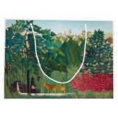 Henri Rousseau - De waterval Groot Cadeauzakje (Achterkant)