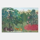 Henri Rousseau - De waterval Inpakpapier Vel (Voorkant 2)