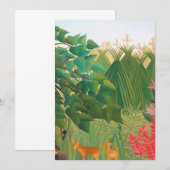 Henri Rousseau - De waterval Kaart (Voorkant / Achterkant)