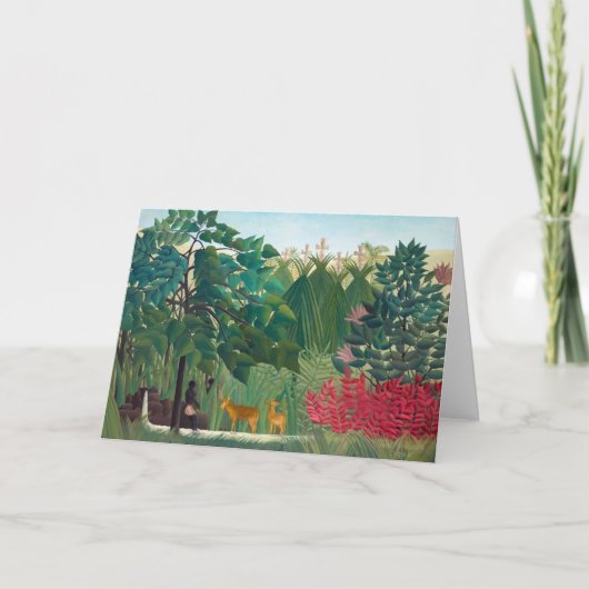 Henri Rousseau - De waterval Kaart (Voorkant)