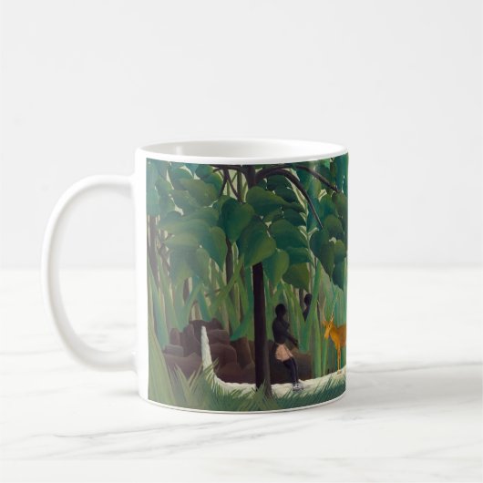 Henri Rousseau - De waterval Koffiemok (Links)