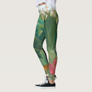 Henri Rousseau - De waterval Leggings