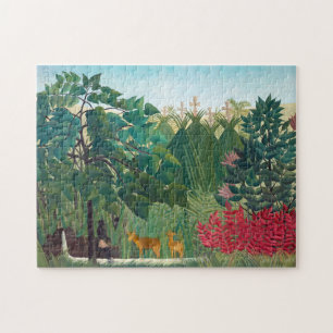 Henri Rousseau - De waterval Legpuzzel
