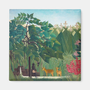 Henri Rousseau - De waterval Magneet