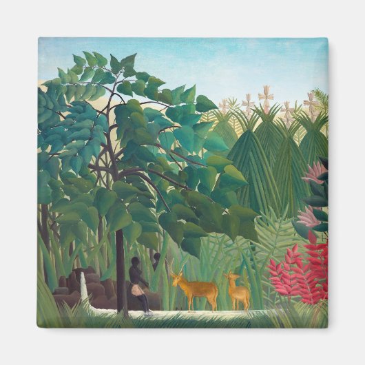 Henri Rousseau - De waterval Magneet (Voorkant)