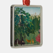 Henri Rousseau - De waterval Metalen Ornament (Rechts)